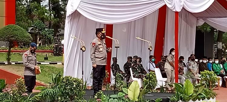 Kapolda Sumatera Utara Pimpin Apel  Vaksinator Tambahan