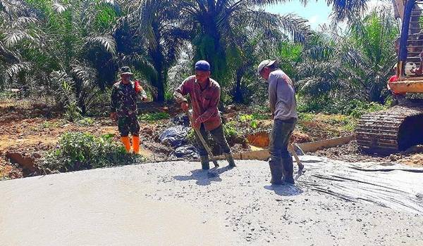 Hari Ke-18 TMMD 111 Kodim 0204/DS, Progres Sasaran Fisik dan Non Fisik Mendekati Tuntas