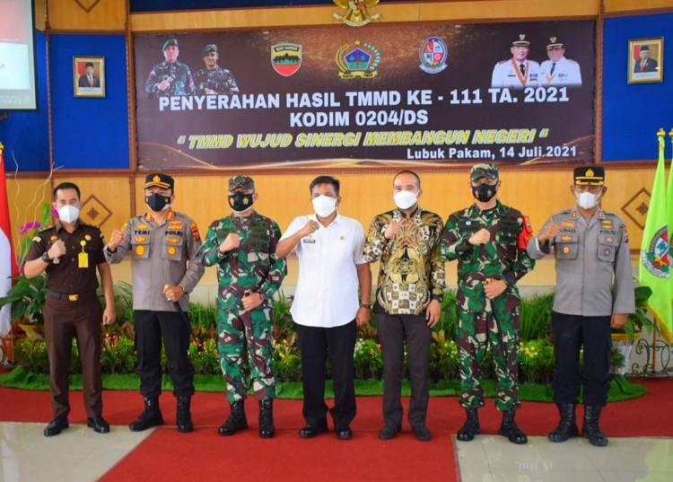 TMMD Ke-111 TA 2021 Kodim 0204/DS Resmi Ditutup