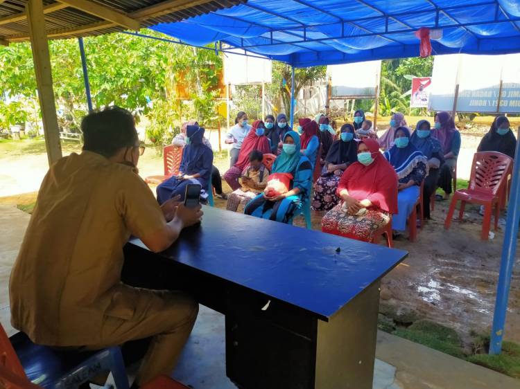 Satgas TMMD ke-111 laksanakan kegiatan penyuluhan tentang bahaya Covid-19