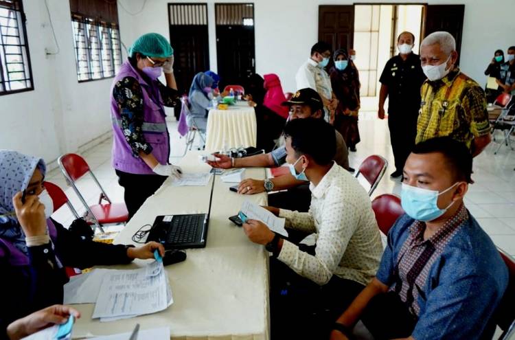 Pemberian Vaksinasi Covid-19 Menjadi Perhatian Bupati Asahan