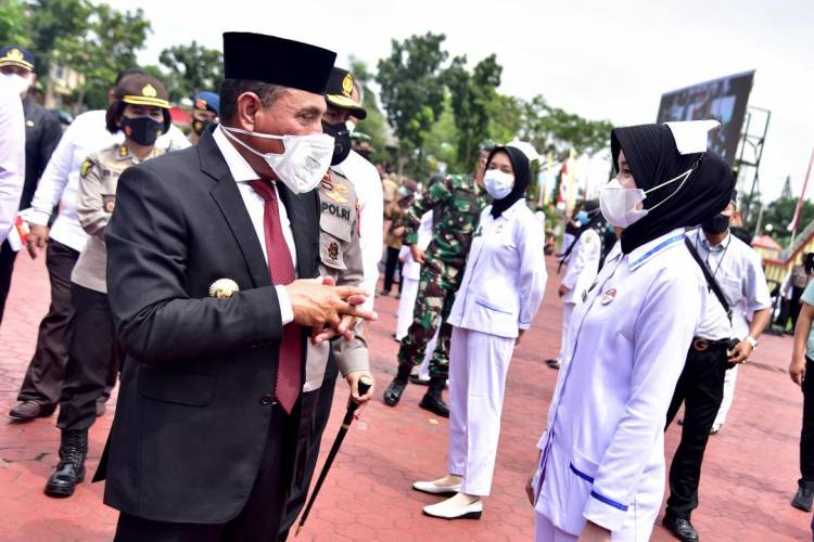 Edy Rahmayadi: Kita Butuh Percepatan  dan Perluasan Wilayah Vaksinasi