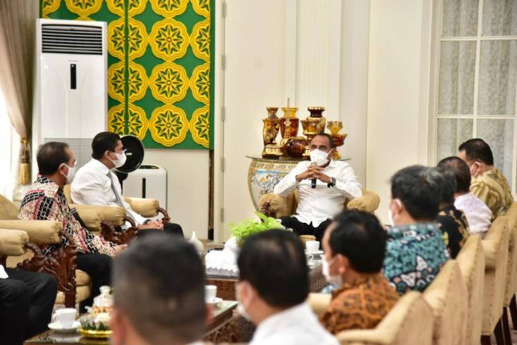 Gubsu Minta PDAM Tirtanadi Percepat Kejar Target Kebutuhan Air Minum Masyarakat
