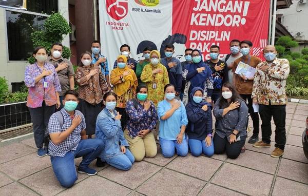 RSUP HAM Kirim Nakes untuk RS Lapangan COVID-19 Wisma Haji Jakarta