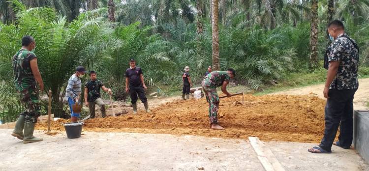 Pembangunan Box Culvert Dusun Suka Mulya Jaya Capai 95 Persen