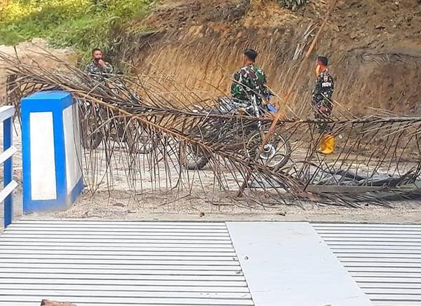 Dua Jembatan Telah Rampung, Satgas TMMD Kodim 0204/DS Terus Kejar Target