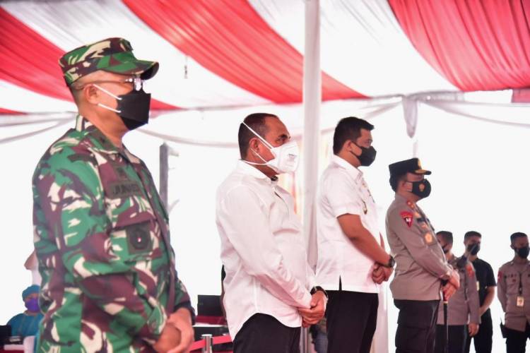 Kejar 70% Vaksinasi di Sumut  Gubernur Edy Rahmayadi Minta  Masyarakat &lsquo;Jemput Bola&rsquo;