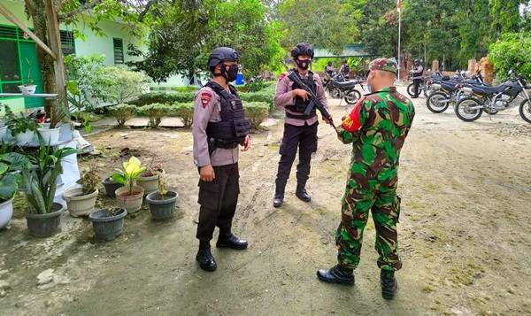 Jalin dan Perkuat Sinergitas, Brimob Polda Sumut Sambang Mako TNI