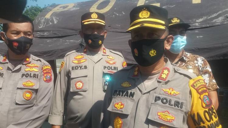 Puluhan Petugas Polisi Polres Terus Patroli di Jembatan Ttiti II Belawan