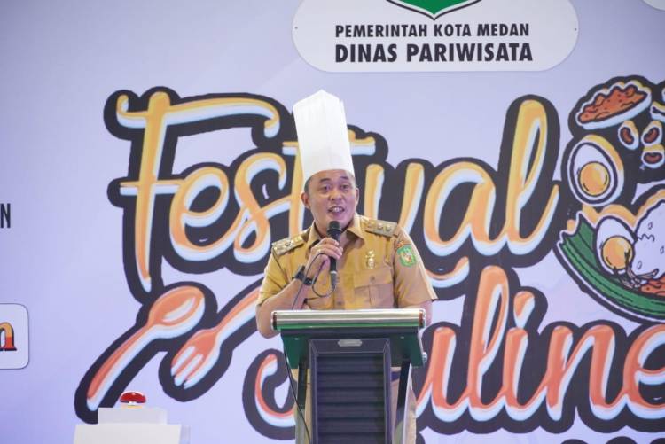 Buka Festival Kuliner Kota Medan Tahun 2022, Aulia Rachman : The Kitchen of Asia Sebenarnya Jati Diri Warga Medan
