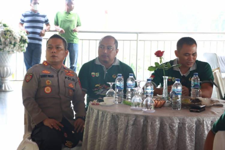 HUT Kodam Ke 72, Kapolres Serdang Bedagai Hadiri Kegiatan Kejuaraan Pacuan Kuda Open Race Pordasi Cup Trophy Pangdam I / BB
