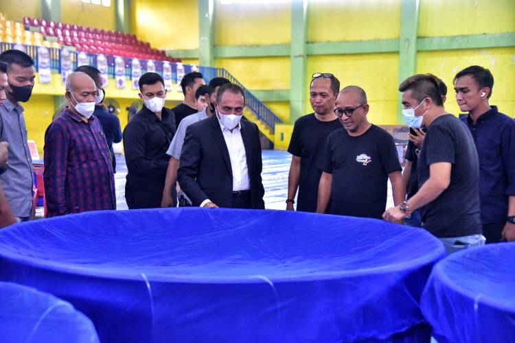 Edy Rahmayadi Buka dan  Ikut Ramaikan Koi Show Sumut 2022