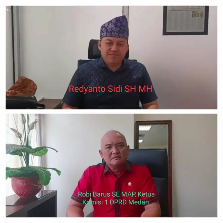 Ini Tanggapan Ahli Hukum, Redyanto Sidi dan  Komisi I DPRD Medan, Robi Barus Terkait Laporan Masyarakat Sudah 5 Bulan Tak Selesai