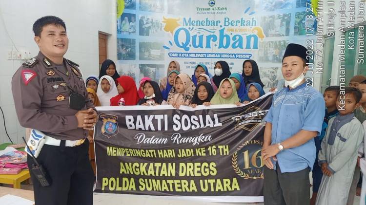 Peringati Anniversary 16 Tahun, DREGS Sumut Gelar Baksos Ke Panti Asuhan