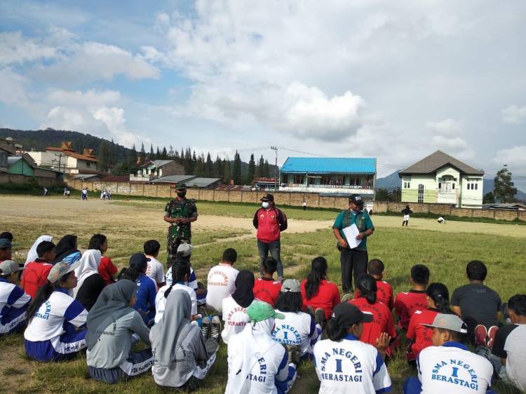 Danramil 03/BT Lettu Arm S Sinulingga : Setiap Latihan Paskibraka, Jangan Lupa Berdoa