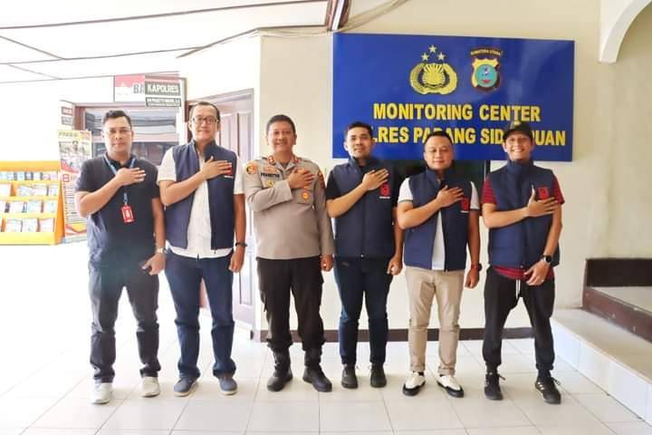 Kapolres Padangsidimpuan Menerima Kunjungan Silaturahmi Panitiaan Turnamen Bonas Cup 2022