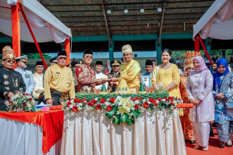 Bobby Nasution Inspektur Upacara HUT Kota Medan Ke-432, Persoalan Banjir, Infrastruktur & Stunting Jadi PR Yang Harus Diselesaikan