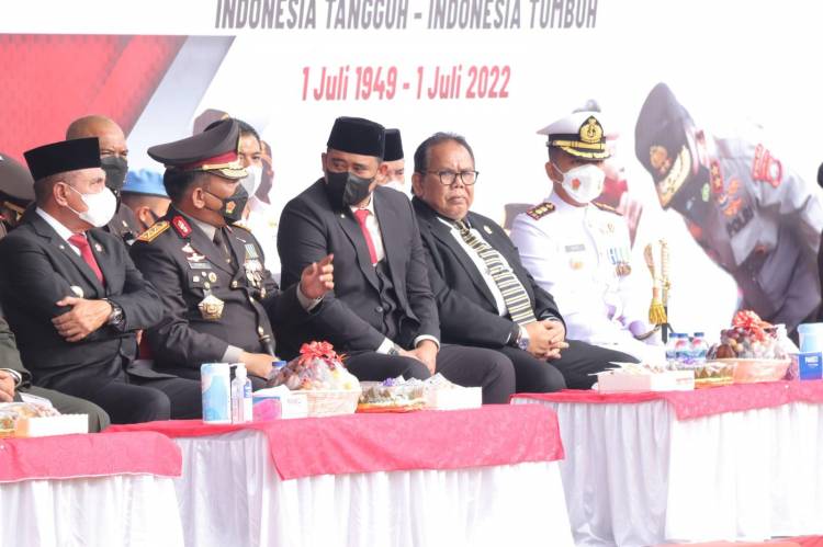 Wali Kota Medan Bobby Nasution Ikuti Upacara Peringatan Hari Bhayangkara ke-76