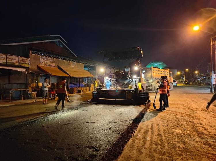 Jalan Karya Wisata Selesai Di Aspal Bukti Keseriusan Bobby Nasution Benahi Jalan Kota Medan