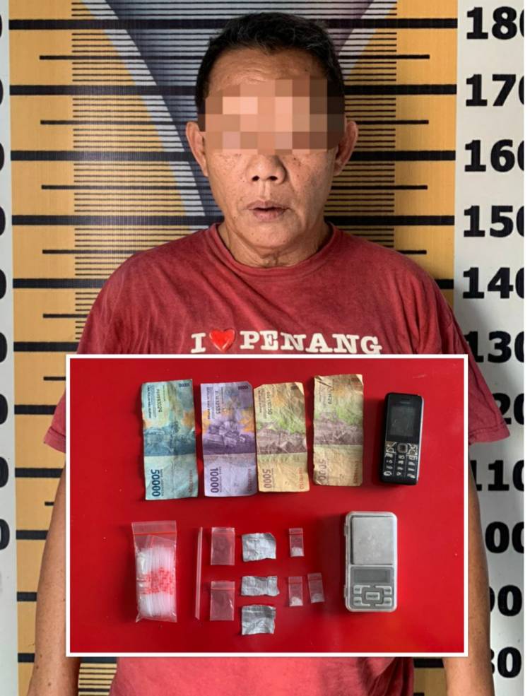 Sinpan 3 Paket Shabu Di Bawah Telur, Asun Di Amankan Polisi