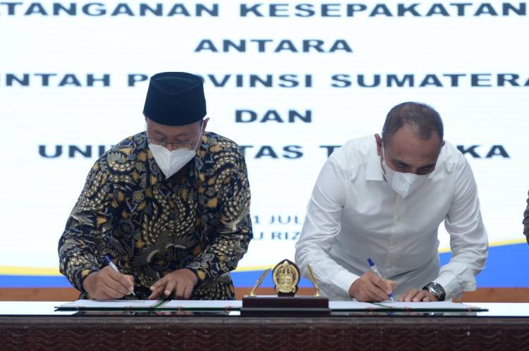 Tingkatkan Sektor Pendidikan Pemprov Sumut dan Universitas Terbuka Jalin Kerja Sama