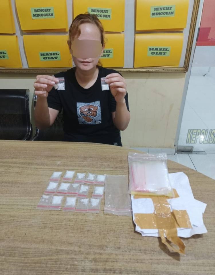 Gencar Berantas Peredaran Narkoba, Polresta DS Tangkap Janda Muda