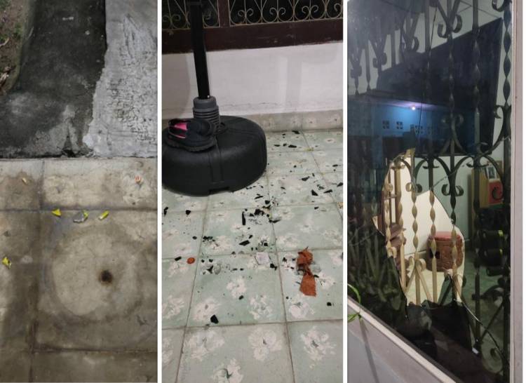 Rumah Kepala BKD Pemko Tebingtinggi Dilempar Bom Molotov