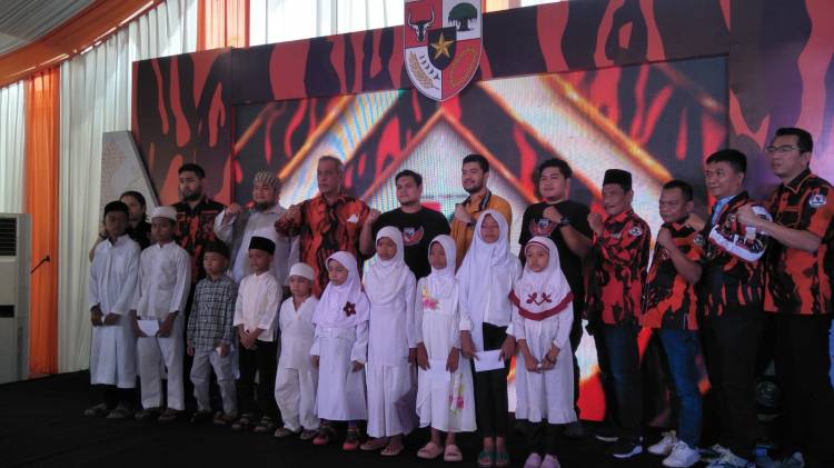 MPC PP Kota Medan Sembelih 10 Hewan Kurban dan Santuni Anak Yatim