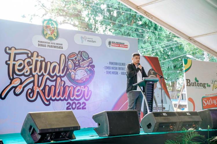 Didampingi Ketua TP PKK, Bobby Nasution Tutup Festival Kuliner 2022, Transaksi Keuangan 5 Hari Capai Rp.605.778.000