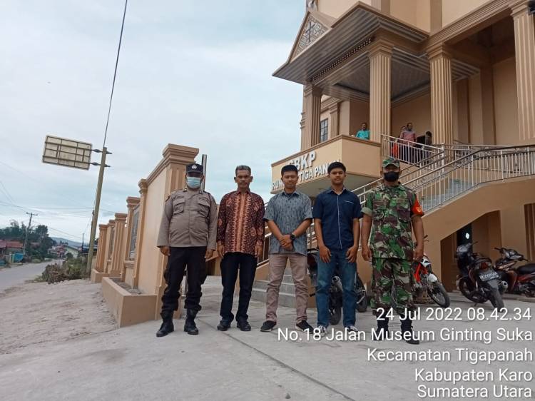 Babinsa Koramil Jajaran Kodim 0205/TK Terus Menerus Imbau Warga Supaya Tetap Patuhi Prokes Covid-19