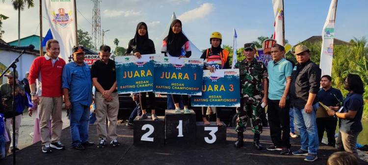 Pemko Medan Berkolaborasi Dengan FAJI Gelar Aksi Bersih Sungai Sekaligus Ajang Medan Rafting Championship Series II 2022