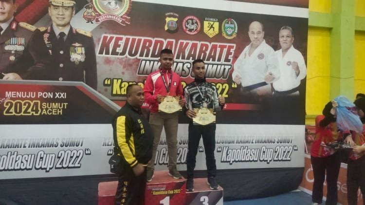 Kejuaraan Daerah Karate Inkanas Piala KAPOLDASU Tahun 2022, Prajurit Yonif Raider 100/PS Harumkan Nama Satuan