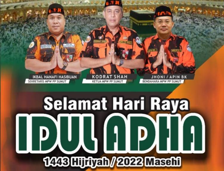 Idul Adha 1443 H, MPW PP Sumut Qurban 18 Ekor Hewan Lembu