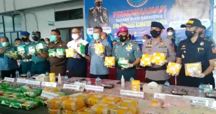69 Kg Sabu Gagal Beredar di Sumut, Ini Kata Brigjen Pol Toga Panjaitan