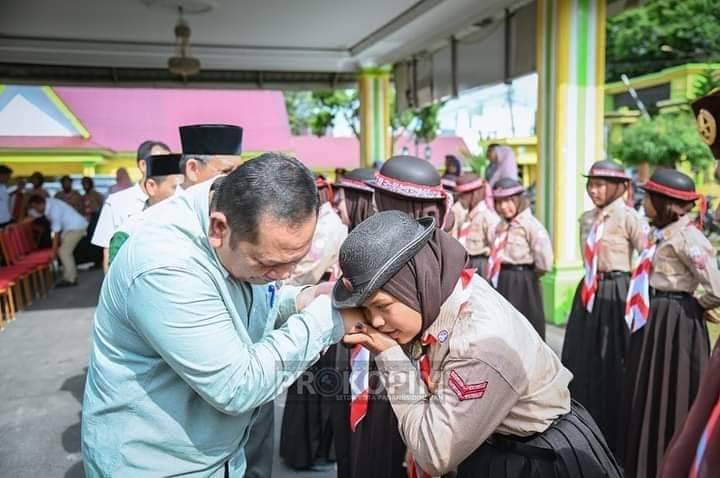 Kontingan Pramuka di Lepas Walikota Padangsidimpuan