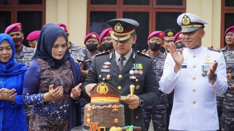 Pemkab Langkat Ikut Meriahkan Syukuran HUT Bhayangkara ke 76 Tahun