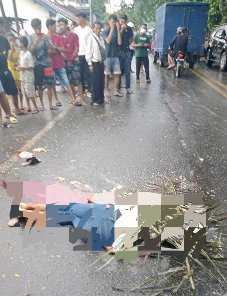 Korban Tabrak Lari, Tewas Di Tempat Dengan Kondisi Mengenaskan