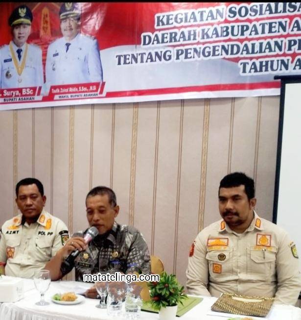 Assisten I Buka Sosialisasi Perda Asahan Tentang Pengendalian Peredaran Miras Beralkohol