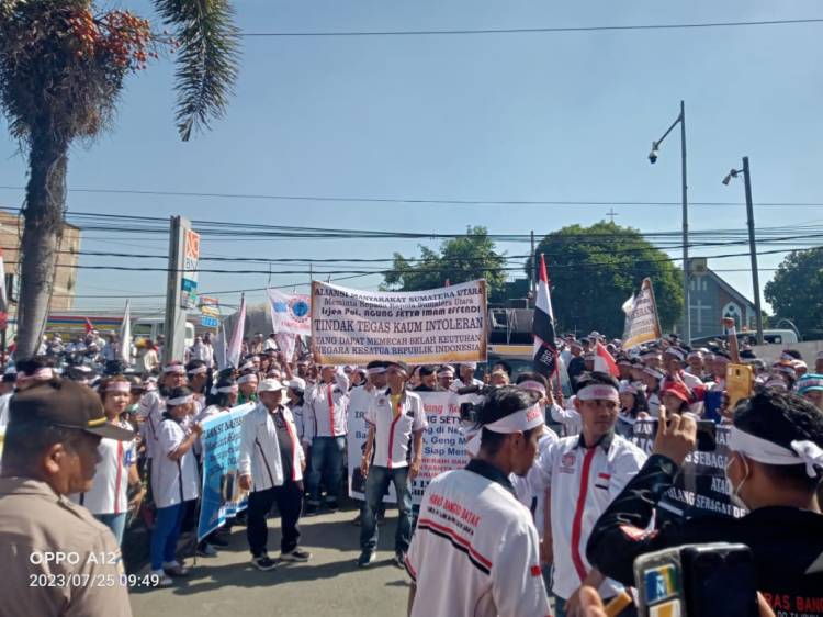 Ribuan Massa Minta Begal dan Geng Motor Diberantas