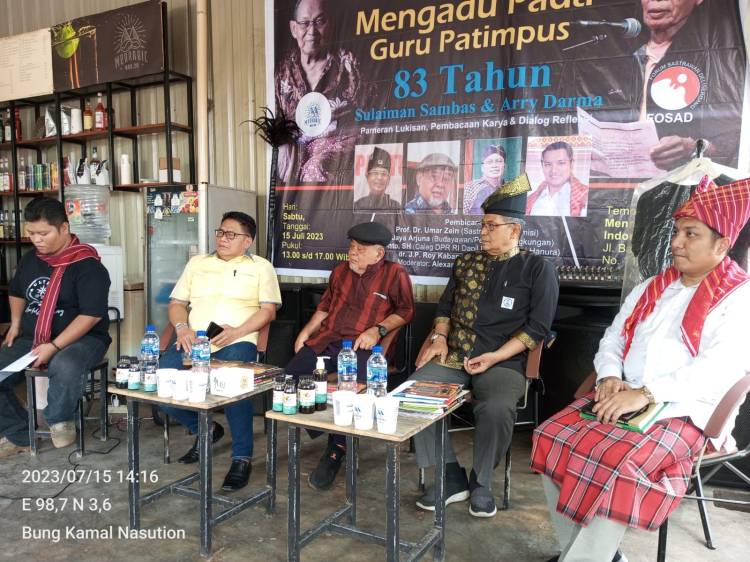Halaqoh Budaya Fosad:  Sejumlah Tokoh Menjawab Pengaduan Dua Seniman Sepuh  Kepada Guru Patimpus