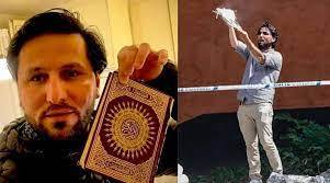 Apa Tujuan Pria Ini...?, Begitu Nekat Membakar dan Injak Injak Kitab Suci Umat Islam