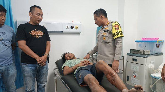 Doorrrr......Pelaku Begal Terkapar diujung Pistol Polisi