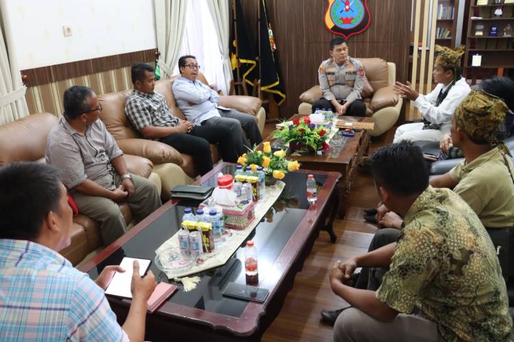 Dukung Tetap Terjaganya Harkamtibmas di Simalungun, Kapolres Simalungun Terima Audiensi Korps Senior Himapsi