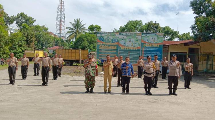 Polsek Perdagangan Lakukan Pembukaan Pelatihan Satgas Nagori Pematang Kerasaan Rejo Untuk Tingkatkan Keamanan Masyarakat