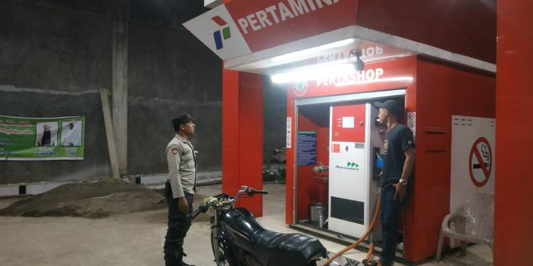 Personel Polsek Nisam Patroli Malam Hari di Meunasah Meucat, Ini Sasarannya
