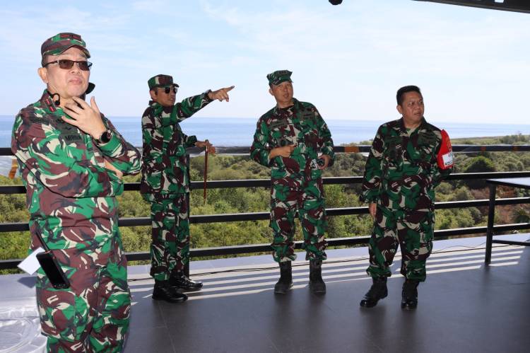 Pos Tinjau Manlap Latgab TNI 2023 Asembagus Siap Terima Tamu VVIP