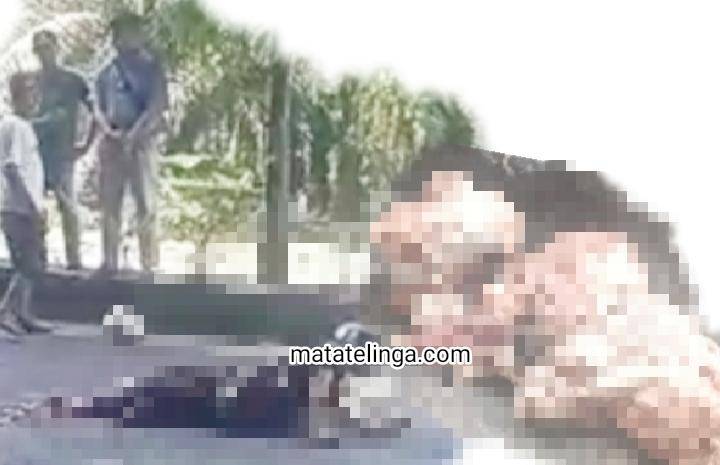 Dihantam Truk,Pemotor Tewas Ditempat