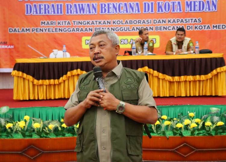 BPBD Kota Medan Gelar Sosialisasi Tatap Muka Dengan Penduduk Rawan Bencana