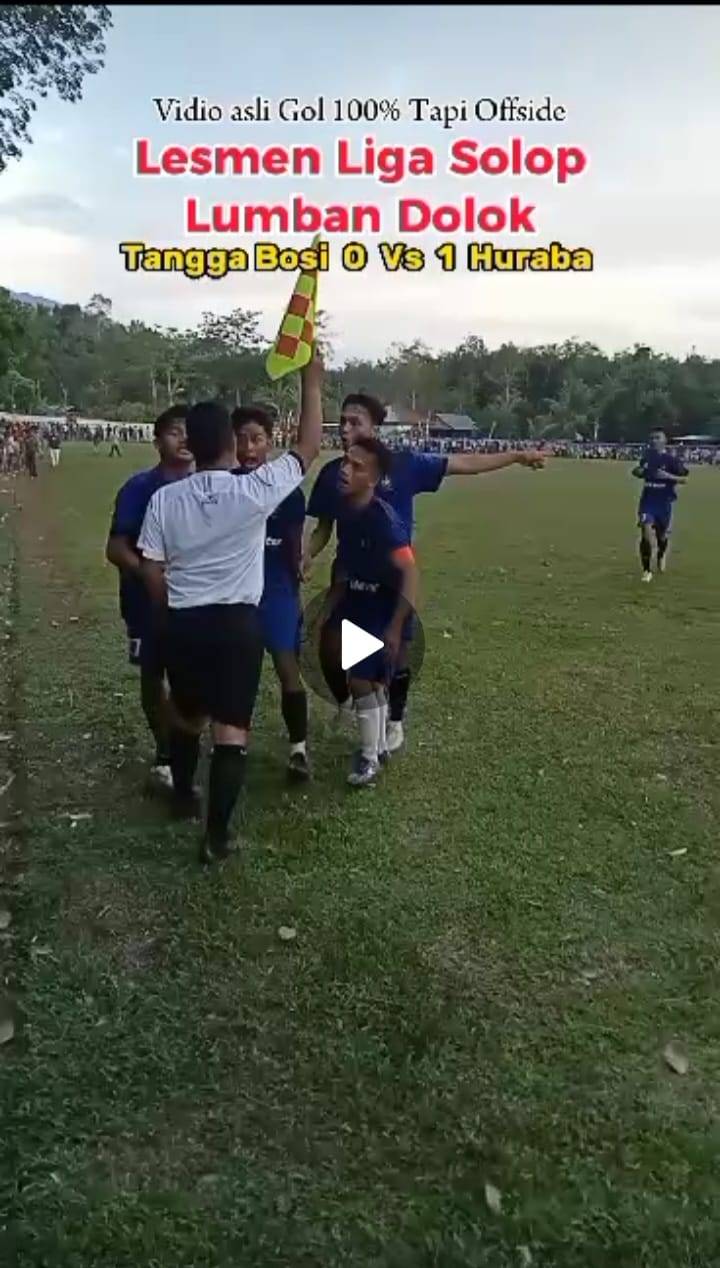 Turnamen Garuda Cup Lumban Dolok Diduga Ada Kecurangan dan Suap Wasit