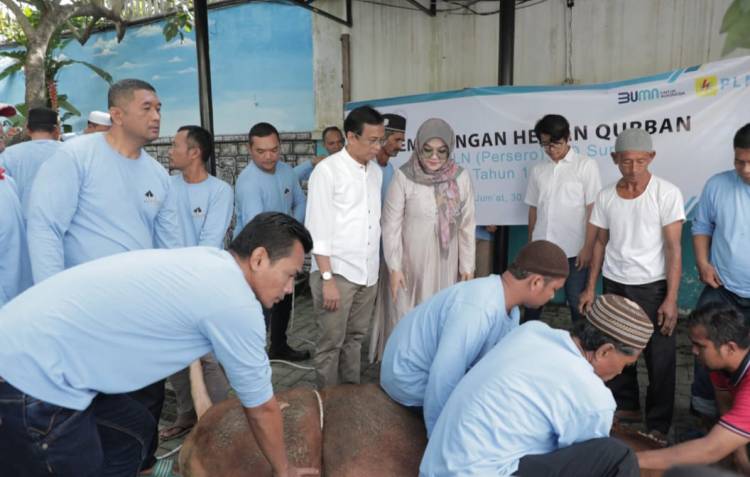 Perayaan Idul Adha 1444H, PLN UID Sumut Salurkan Ribuan Paket Daging Kurban